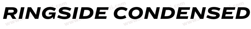 RINGSIDE CONDENSED BOLD字体转换
